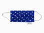 Double Layer Mulberry Silk Face Mask With Organic Cotton Blue Dots Print