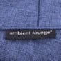 Ambient Lounge Wing Ottoman Blue Jazz