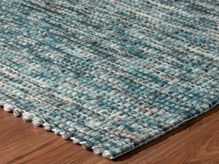 Bondi Chunky Heavy “cobblestone” Wool Rug