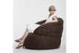Ambient Lounge Butterfly Sofa Lounger Hot Chocolate