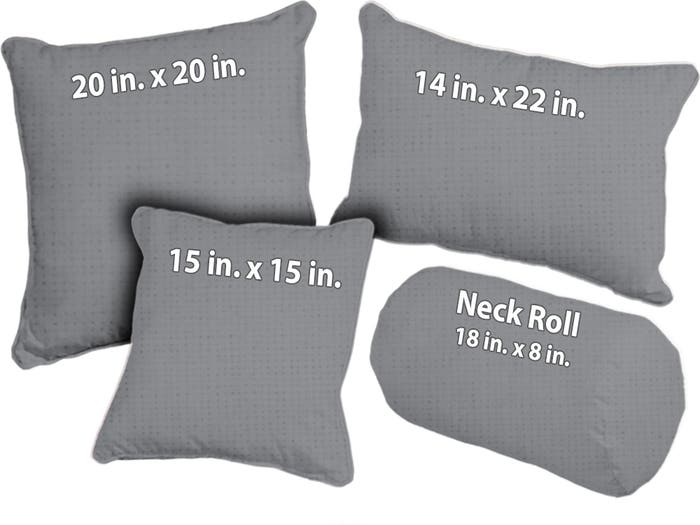 Loft Charcoal Throw Pillows