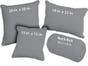 Loft Charcoal Throw Pillows