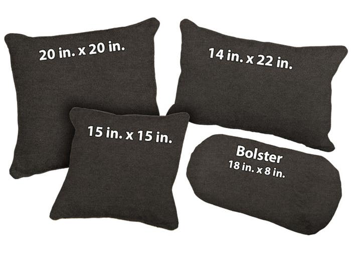 Charcoal Wool Moquette Throw Pillow