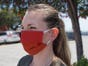 Chili Pepper Red Organic Cotton and Silk Face Mask For Children & Adults