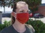 Chili Pepper Red Organic Cotton and Silk Face Mask For Children & Adults