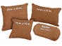 Cinnamon Wool Moquette Throw Pillow