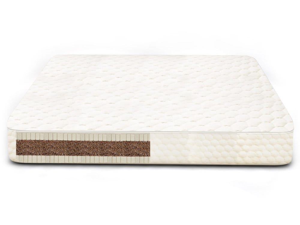 Organic CocoMat Coconut Mattress - 6 Coconut, 4 Organic Latex & Wool - 10 Inch