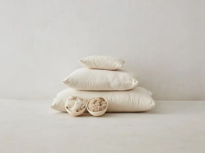 Organic Cotton Wool And Hemp Bed Pillow