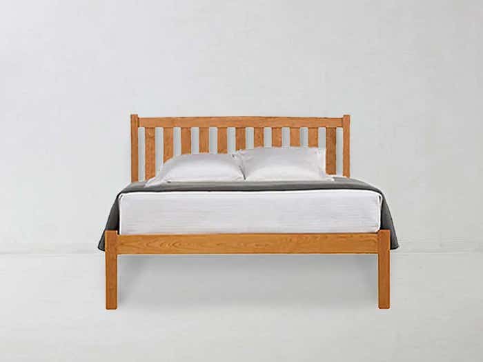 Crown Mission Natural Wood Bed Frame