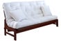 Cypress Wood Futon Frame in Java Finish