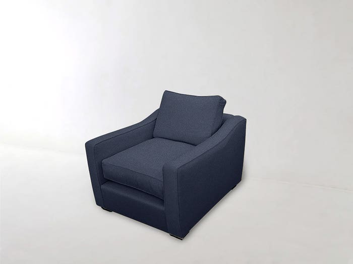 Daisy Chair - Ready Made - Navy Cotton 824H