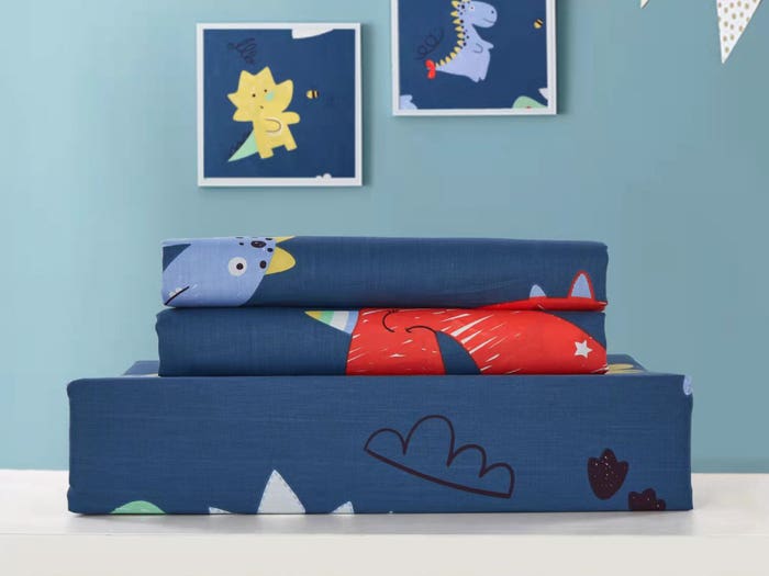 Markutas Fun Dinosaur 100% Cotton Sheet Set