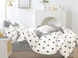 Clark Black & White Polka Dot 100% Cotton Sheet Set