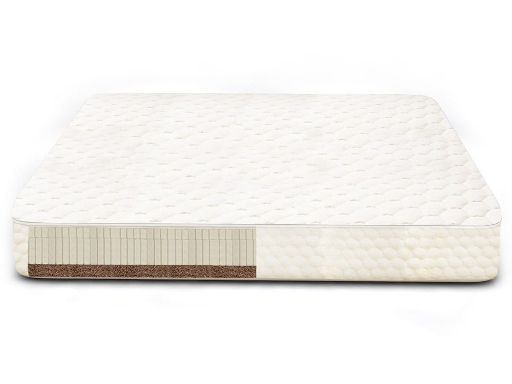 EcoRest Max Natural Latex & Coconut Mattress with Quilted Cotton & Wool Cover