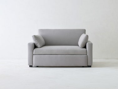 Ready Made Eco Sofa Bed - Upholstered Natural Fiber Cou