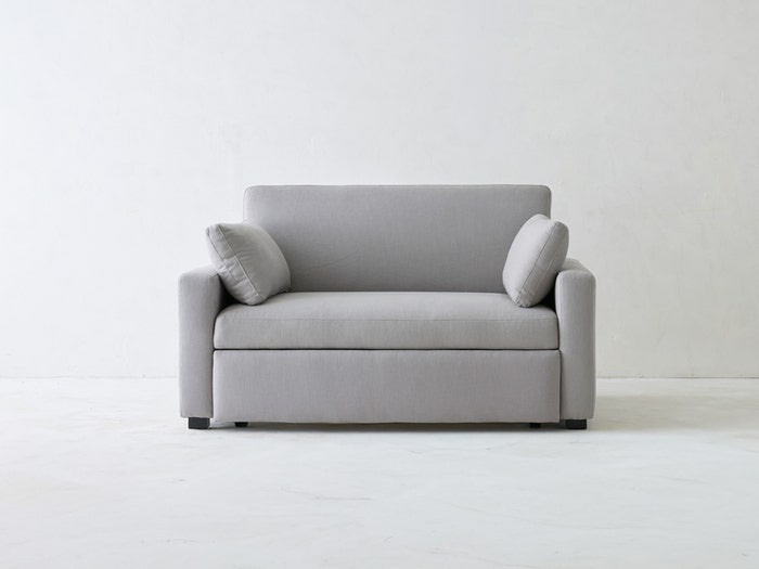Ready Made Eco Sofa Bed - Upholstered Natural Fiber Couch