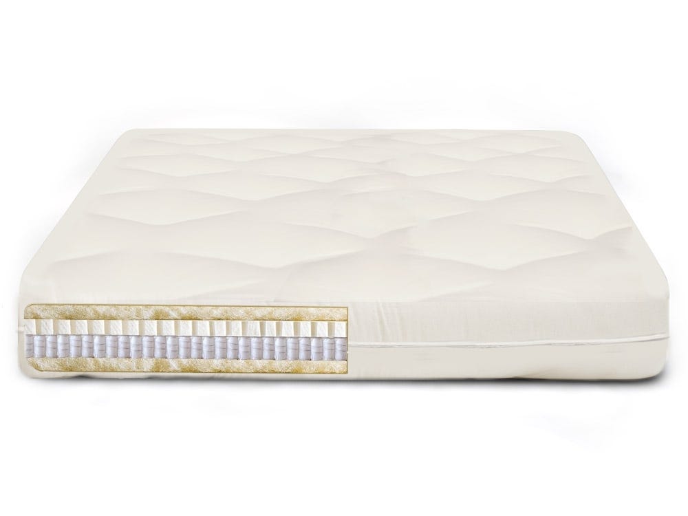 EcoSupport MicroCoil Wool and Natural Latex Mattress - 8 Inch Medium Firm by The Futon Shop