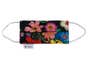 Flowers Print Silk With Organic Cotton Face Mask For Children & Adults