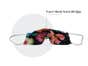 Flowers Print Silk With Organic Cotton Face Mask For Children & Adults