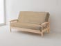Wool Moquette Futon Cover - Beige