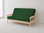 Wool Moquette Futon Cover - Teal