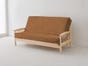 Wool Moquette Futon Cover - Cinnamon