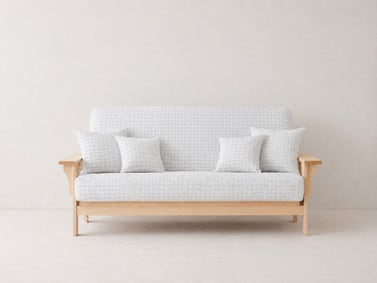 GIOVANNI Natural Cotton Futon Cover Okeo Tex
