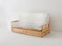 Ivory - Boucle Futon Cover