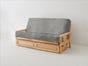 Silver - Boucle Futon Cover