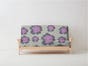 Uncomplicated Pink Grey Percale  - Pattern Organic Cotton Futon Cover