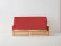 Tomato - Solid Organic Cotton Twill Futon Cover 