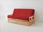 Tomato - Solid Organic Cotton Twill Futon Cover 