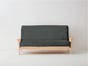 Charcoal - Linen Futon Cover - Choose Size