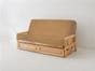 Leslie Textured Futon Cover - Saffron