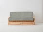 Leslie Textured Futon Cover - Birch