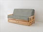 Leslie Textured Futon Cover - Birch