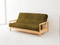 Portland Textured Futon Cover - Dijon