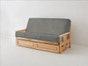 Antwerp Linen Futon Cover - Sterling