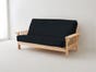 Black Micro Fiber Futon Cover 