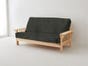 Charcoal Micro Fiber Futon Cover 