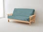 Tidepool Blue Micro Fiber Futon Cover 