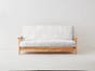 Winter White - Solid Organic Cotton Twill Futon Cover 