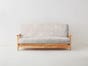 Natural - Solid Organic Cotton Twill Futon Cover 