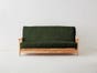 Olive- Solid Organic Cotton Twill Futon Cover - Choose Size