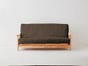 Nutmeg - Solid Organic Cotton Twill Futon Cover - Choose Size