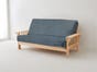 Lapis Velvet Microfiber Futon Cover