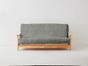 Belmont Textured Futon Cover - Silver