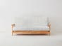 Portland Textured Futon Cover - Milk