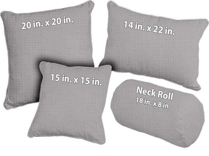 Loft Grey Throw Pillows