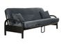 Grey Hemp Futon Slipcover